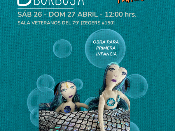 Afiche Utopía en el Veteranos - B de Burbuja