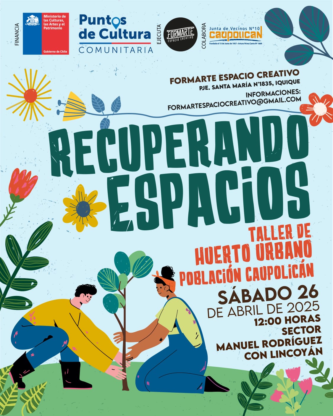 Afiche [abr-26] Recuperando espacios