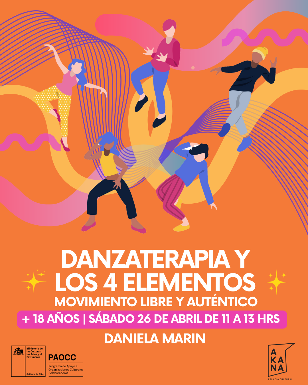 Danzatearapia y los 4 elementos