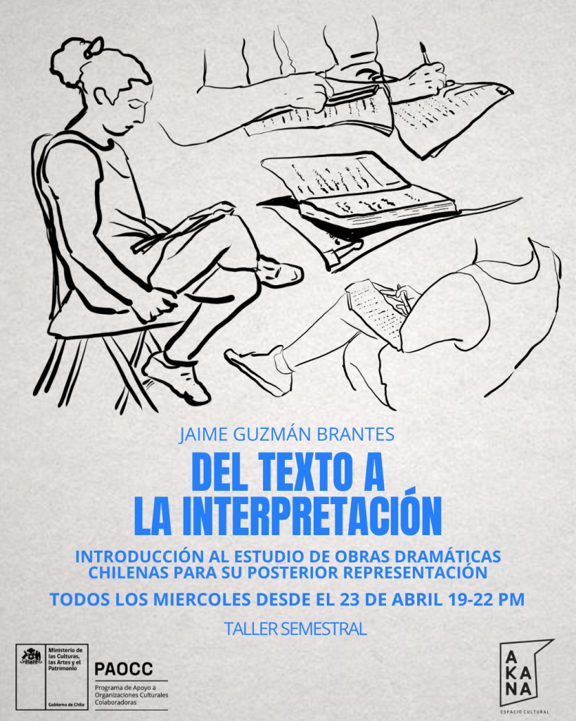 Seminario "Del texto a la interpretación" en Espacio Cultural Akana.