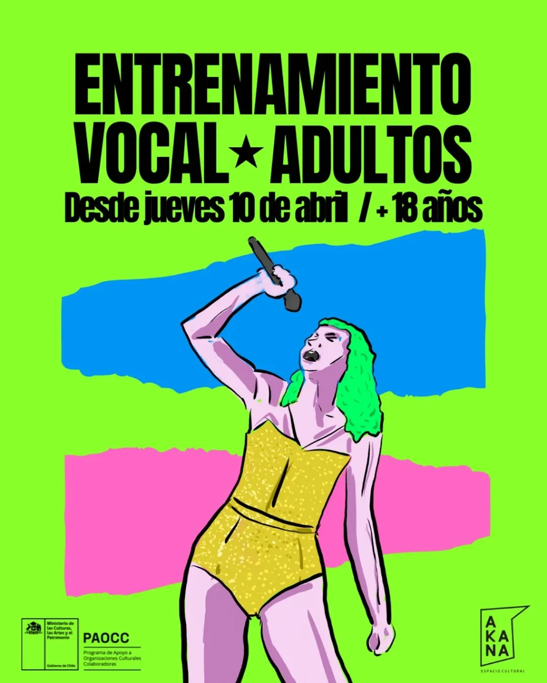 Entrenamiento vocal Espacio Akana