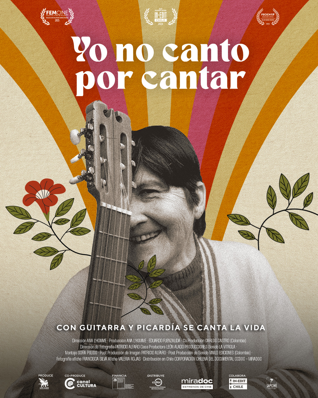 Afiche Yo no canto por cantar