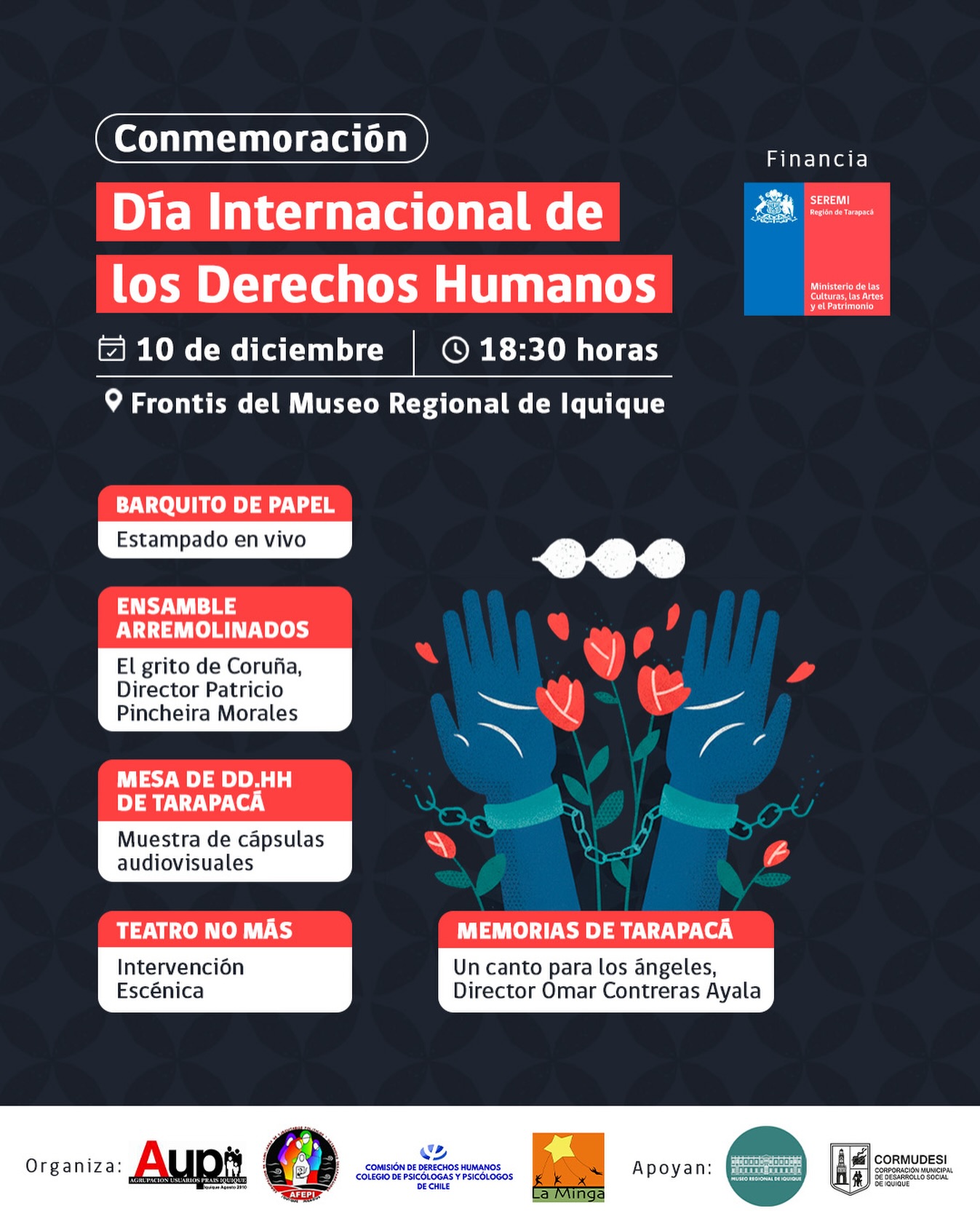 Día Internacional de los DDHH 2025 en Iquique