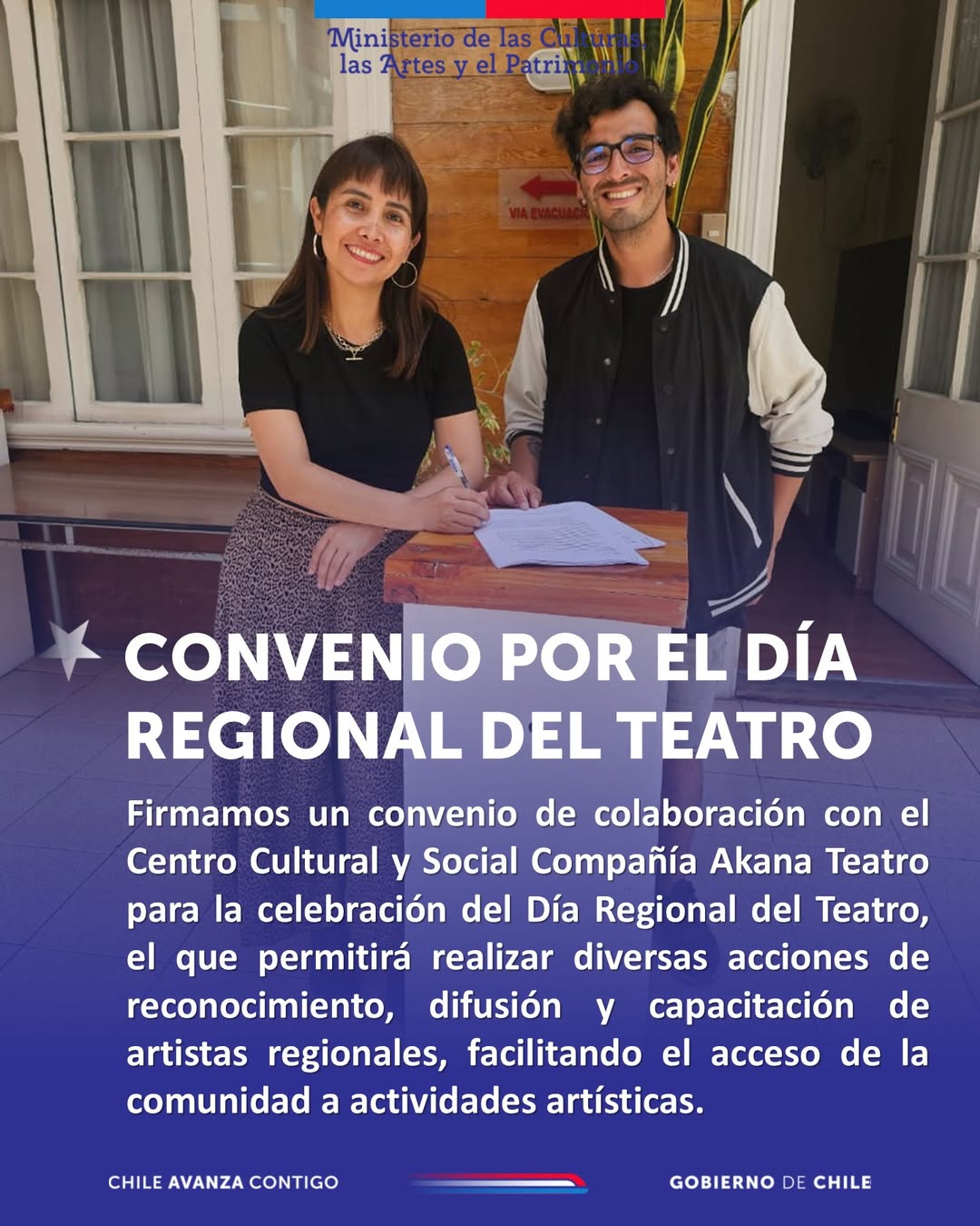 Día Regional del Teatro 2026 firma convenio