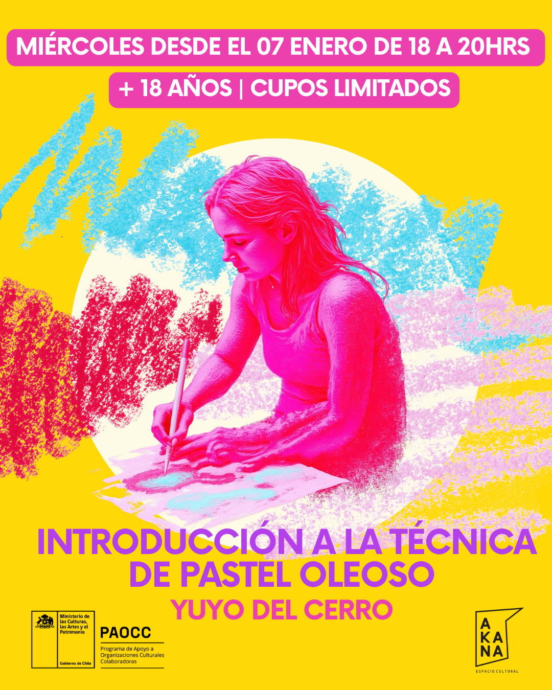 Taller técnica pastel oleoso