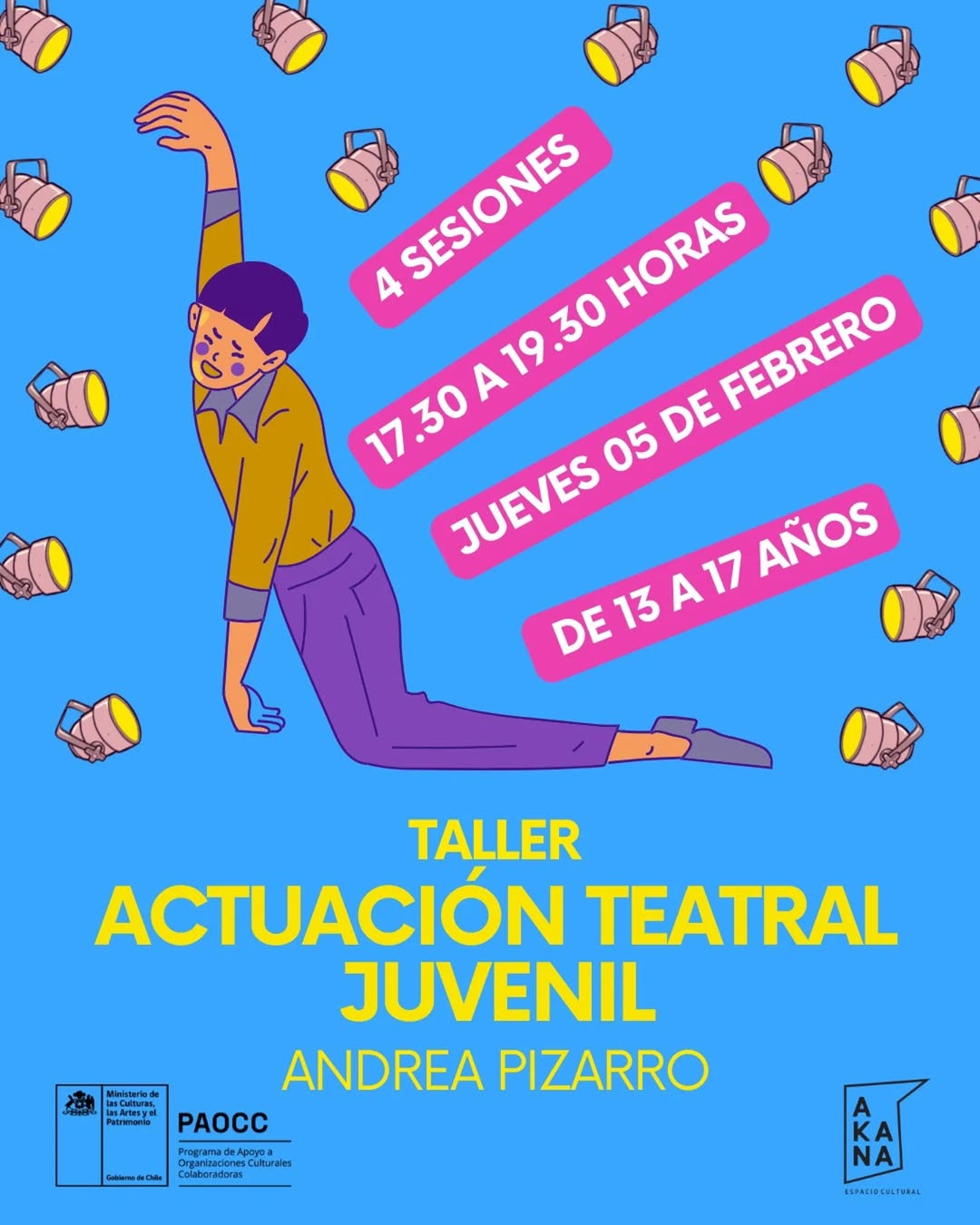 Taller de Actuación Teatral Juvenil - Andrea Pizarro