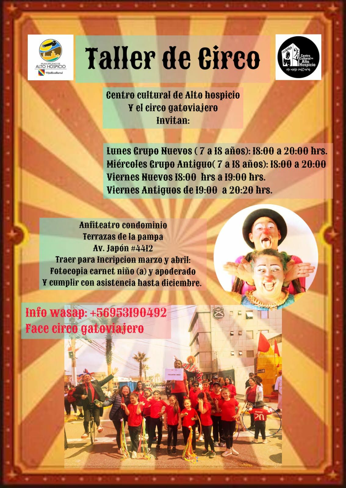 Taller de Circo Gato Viajero 2026