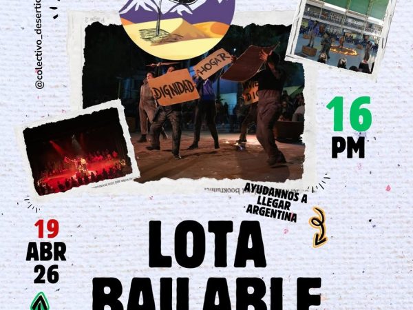 Lota bailable Colectivo Desértica