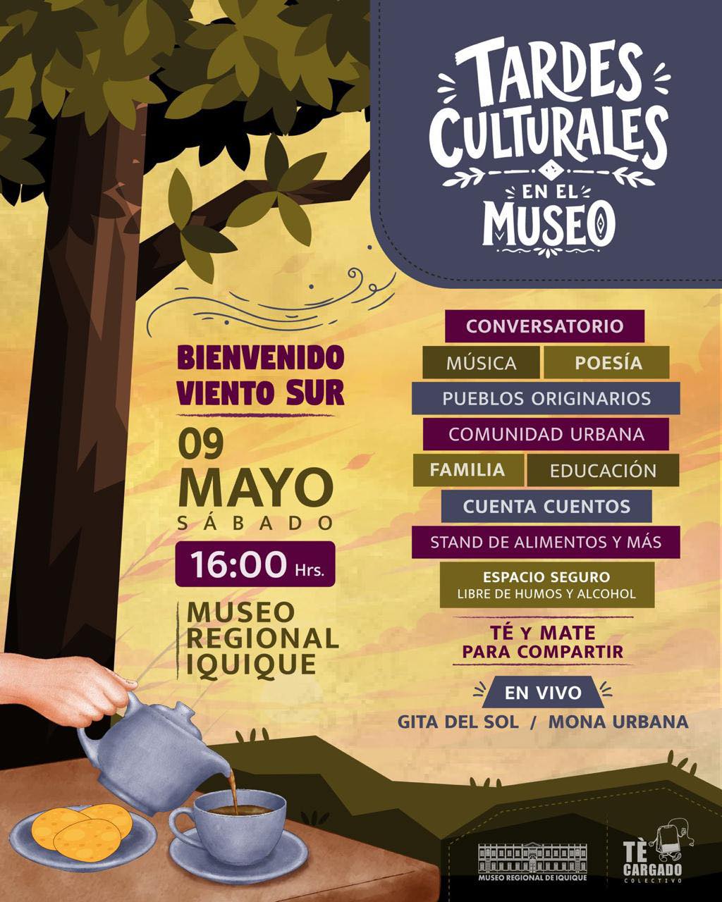 Tardes Culturales en el Museo Regional de Iquique