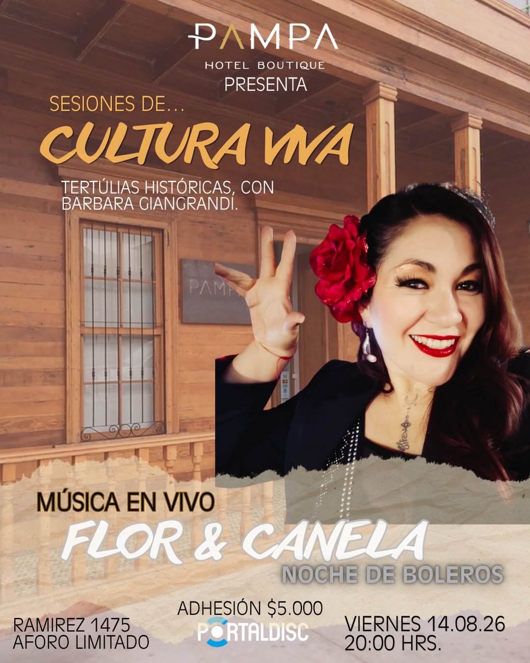 Flor y Canela en Pampa Hotel Boutique