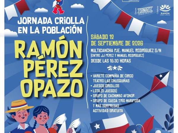 [Banner] Jornada Criolla en la JJVV Ramón Pérez Opazo