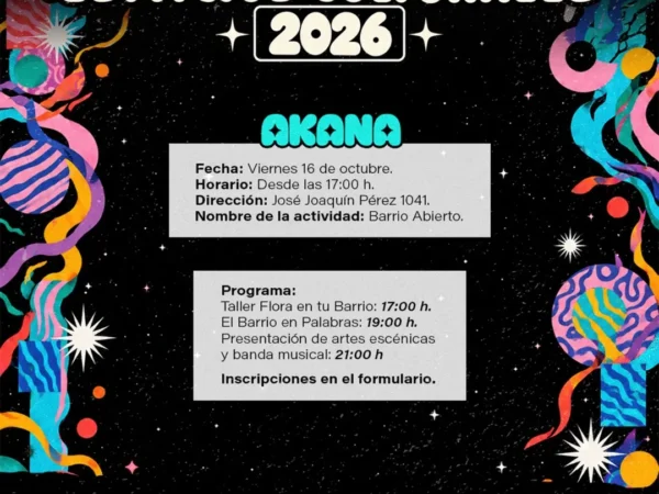 Barrio Abierto en Espacio Akana